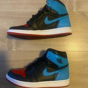 Authentic Jordan 1 Retro High NC to Chi Leather (W) In size US 8, worn twice